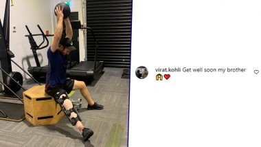 'Get Well Soon My Brother' Virat Kohli Posts Message for Kane Williamson After Latter Shares Workout Pictures Following Knee Surgery