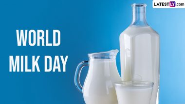 World Milk Day 2023 Date and Theme: Know the History and Significance of the Day That Recognises the Importance of Milk As Global Food