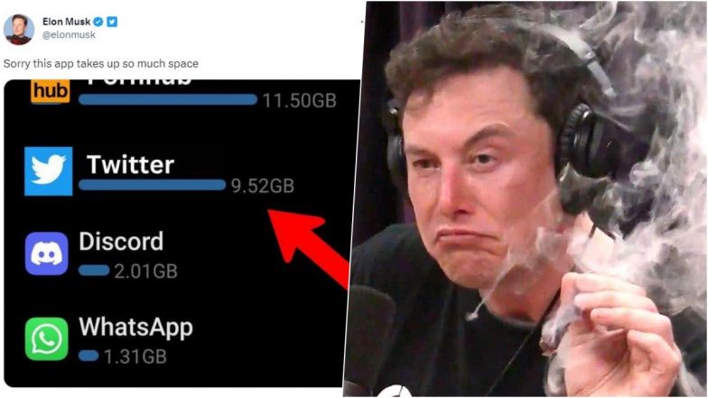 XXX Pornhub App on Elon Musk's Device? Tesla CEO Points at Twitter App  'Eating Up So Much Space,' but Internet Is Not Buying It | ðŸ‘ LatestLY