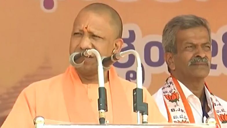 Karnataka Assembly Elections 2023: Congress Is Playing With Hindu Faith by Talking About Banning Bajrang Dal, Says Uttar Pradesh CM Yogi Adityanath (Watch Video)