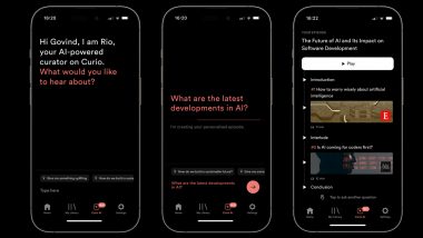 Curio AI Launched: UK-based Audio Journalism App To Let Users Create Personalised Audio Episodes Via AI With Simple Prompts