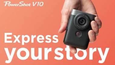 Canon PowerShot V10 Compact Camera Launched in India With 4K Video Recording, Face Tracking AF Feature