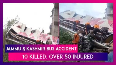 Jammu & Kashmir Bus Accident: 10 Killed, Over 50 Injured After Katra-Bound Bus Falls Into Gorge On Jammu-Srinagar National Highway