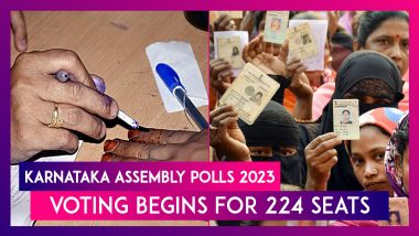 Karnataka Assembly Elections 2023: Voting Begins For 224 Seats; Tough Fight Between BJP, Congress & JDS