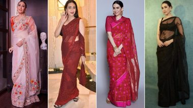 Karisma Kapoor's Saree Collection Will Impress All The Saree Lovers | 👗 ...