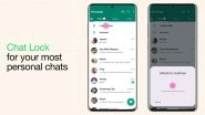 WhatsApp Chat Lock Feature: Step-by-Step Guide on How To Lock and Hide Individual Chats With Password or Fingerprint ID To Protect Private Conversations