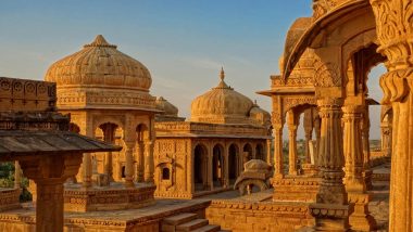 Madhya Pradesh: Retired School Teacher Spends Lifetime Savings to Build 'Radha Krishna' Temple in Wife's Memory, Muslim Artists Perform Carvings