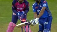 Was Rohit Sharma Out or Not Out? Mumbai Indians Fans Feel Sanju Samson&rsquo;s Gloves Hit the Bail During MI vs RR IPL 2023 Match