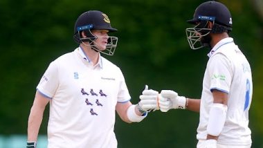 Cheteshwar Pujara Smashes Third Century for Sussex Ahead of WTC 2023 Final, Steve Smith Scores 30 on County Championship Debut
