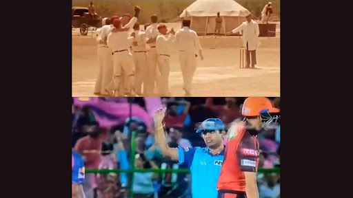 Lagaan’s Last Ball Six Scene Compared to Sandeep Sharma’s No-Ball During RR vs SRH IPL 2023 Match, Fan-Made Video Goes Viral