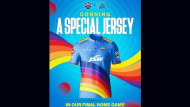 Delhi Capitals Rainbow Jersey: David Warner and Co to Don 'Special Threads' for Last IPL 2023 Match Against CSK (See Pic)