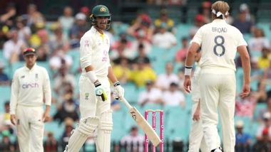 Australia Pacer Mitchell Starc Refutes England Seamer Stuart Broad's Claims That Last Ashes Series Was 'Void' Due to Covid-19 Restrictions