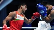 IBA Men&rsquo;s World Boxing Championships 2023: Ashish Chaudhary Beats Iran&rsquo;s Meysam Gheshlaghi to Advance Into the 80kg Pre-Quarterfinals