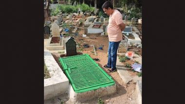 Padlock on Grave Photo: Viral Picture of Grave With Iron Grille Is From Hyderabad, Not Pakistan