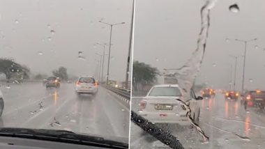 Delhi Rains: Heavy Rainfall Lashes National Capital, 'Surprised' Delhiites Share Pics and Videos of Torrential Downpour