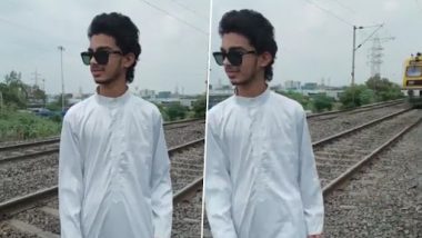 Telangana Shocker: Boy Dies While Shooting for Instagram Reel In Front of Running Train in Hyderabad (Watch Video)