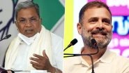 &lsquo;Hope Rahul Gandhi Becomes PM&rsquo;: Siddaramaiah Says &lsquo;Karnataka Result Stepping Stone to Lok Sabha Elections 2024&rsquo;