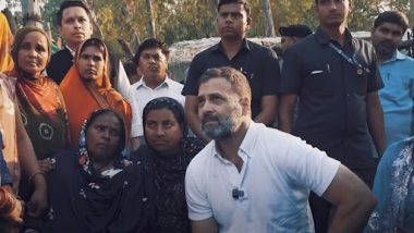 Delhi: Women From Shakur Basti Share Fear of Bulldozers With Congress Leader Rahul Gandhi (Watch Video)