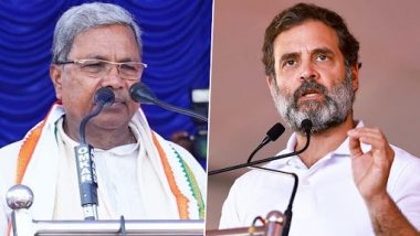 Karnataka CM Race: Congress Leader Siddaramaiah Meets Rahul Gandhi Amid Suspense Over Chief Ministerial Post