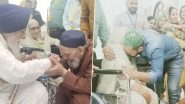 Pakistan: Man and His Sister, Separated During Partition, Reunite After 75 Years at Kartarpur (Watch Video)