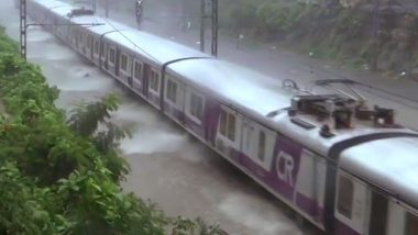 Mumbai Local Train Update: Services on Suburban Section Stopped Due to Water-Logging on Tracks, Rest Sections Running, Says Central Railway