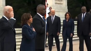 Joe Biden Yawns, Appears Confused and Tired During Memorial Day Ceremony; Videos Go Viral