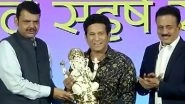 Swachh Mukh Abhiyan: Maharashtra Government Names Sachin Tendulkar as 'Smile Ambassador' to Promote Oral Hygiene (Watch Video)