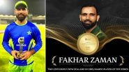 &lsquo;Jis Tareeqay Se Chapman Bhai Ne Hame T20I Me Koota Tha&hellip;..&rsquo; Fakhar Zaman Comes Up With Hilarious Reaction After Winning ICC Men&rsquo;s Player of the Month Award