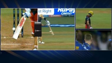 ‘Cheater Virat Kohli’ Cricket Fans Criticise Star RCB Batsman for Not Walking Away Despite Edging the Ball During MI vs RCB IPL 2023 Match