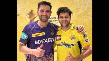 KKR Pacer Shardul Thakur and CSK Bowler Deepak Chahar Exchange Jerseys, Chennai Super Kings Share Video