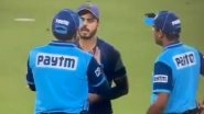 Nitish Rana Fined Rs 24 Lakh for Maintaining Slow-over Rate, Watch KKR Captain Involve in Heated Argument With Umpire During IPL 2023 Match Against CSK