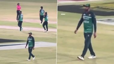 ‘Parchi, Parchi’ Spectators Shout Derogatory Slogans at Shan Masood During PAK vs NZ 5th ODI 2023 in Karachi (Watch Video)