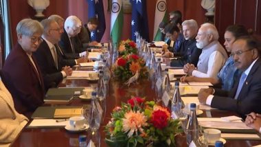 PM Narendra Modi Holds Talk With Australian Counterpart Anthony Albanese, Keeps Focus on Boosting Overall Bilateral Ties (See Pic)