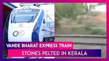 Vande Bharat Express Train: Stones Pelted At The Train Between Thirunavaya & Tirur In Kerala, Window Glass Damaged