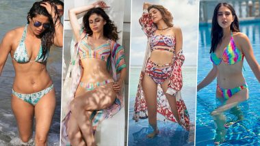 Mouni Roy, Ananya Panday's Printed Bikinis to Amp Up Your Swimsuit Wardrobe