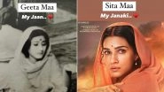 Adipurush: Kriti Sanon Shares a Monochrome Pic of Her Mother Geeta Sanon, Calls Her &lsquo;Jaan&rsquo;