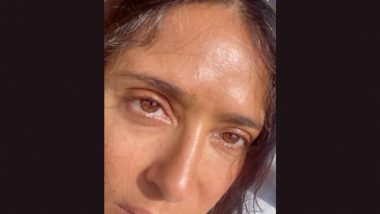 Salma Hayek Embraces Her Wrinkles and White Hair on Social Media; Gives Positive Message on Ageing, Check Picture