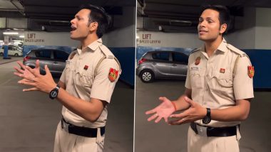 Delhi Cop Viral Video: Rajat Rathor Sings ‘Phir Aur Kya Chahiye’, Netizens Melting With His Touching Voice