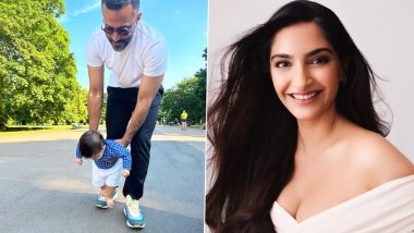 On Father's Day, Sonam Kapoor's Husband Anand Ahuja Shares Picture of Son Vayu With Inspiring Message (View Post)