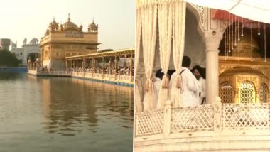 Operation Bluestar Anniversary 2023 Observed at Golden Temple in Punjab's Amritsar Amid Heavy Security (Watch Video)