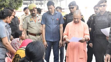 Uttar Pradesh CM Yogi Adityanath Holds ‘Janata Darshan’ Event at Gorakhnath Temple in Gorakhpur (See Pics)