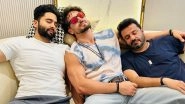 Ganapath -Part 1: Jackky Bhagnani Drops Exciting Update on Upcoming Film With Photo of Tiger Shroff and Director Vikas Bahl Lying on Sofa (View Pic)