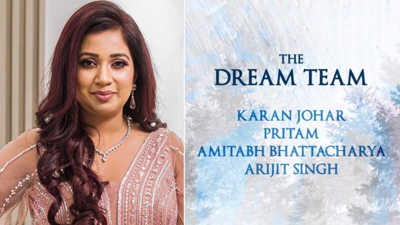 Shreya Ghoshal Excluded From Rocky Aur Rani Kii Prem Kahaani Song Teaser's 'Dream Team'; Fans Accuse Dharma Productions of Misogyny for Mentioning Arijit Singh But Not Her!