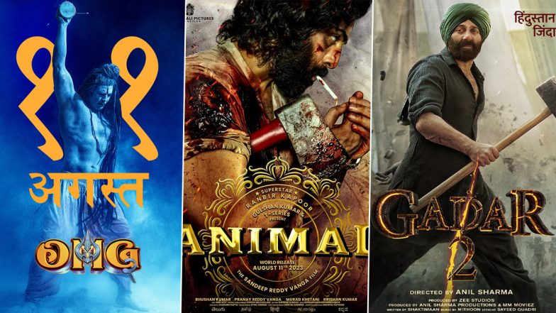 OMG 2 vs Animal vs Gadar 2! Akshay Kumar, Ranbir Kapoor and Sunny Deol to Lock Horns at Box Office on August 11