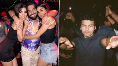 Janhvi Kapoor Parties With Rumoured Beau Shikhar Pahariya, Khushi Kapoor and Orry (View Viral Pics)