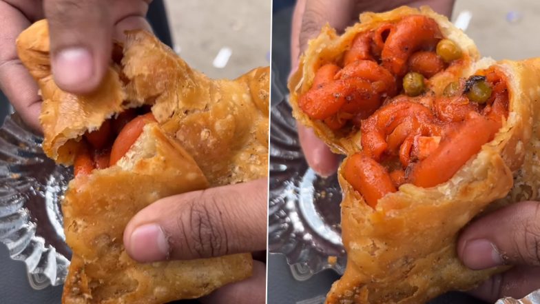 'Justice for Samosa': This Viral Video of Macaroni Filled Samosa Has Left Food Lovers in Shock