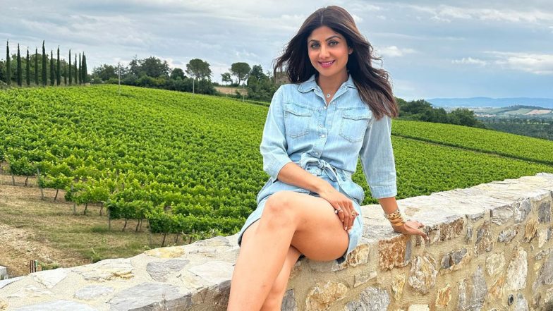 Shilpa Shetty Kundra Vacays in London, Shares Gorgeous Picture in Trendy Denim Dress