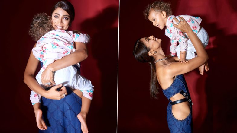 Shriya Saran Melts Hearts with Lovely BTS Snaps Featuring Daughter Radha (View Pics)