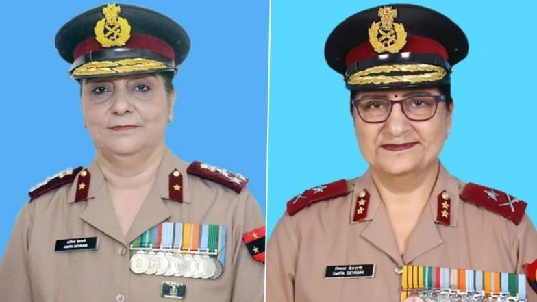 National Florence Nightingale Awards 2022–2023: President Droupadi Murmu Honours Two Sisters Major General Smita Devrani, Brigadier Amita Devrani (See Pics and Video)
