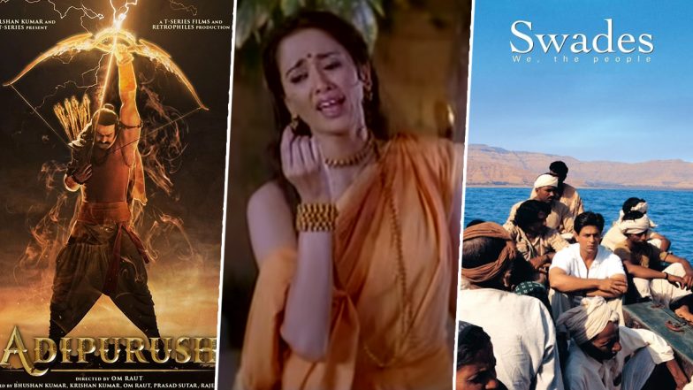 Swades Song Trends Post Adipurush Debacle; Fans Prefer Lord Ram's Praise in Shah Rukh Khan's Track Over Prabhas-Starrer